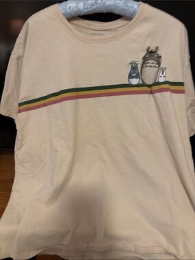 Her Universe Studio Ghibli My Neighbor Totoro retro stripe t-shirt